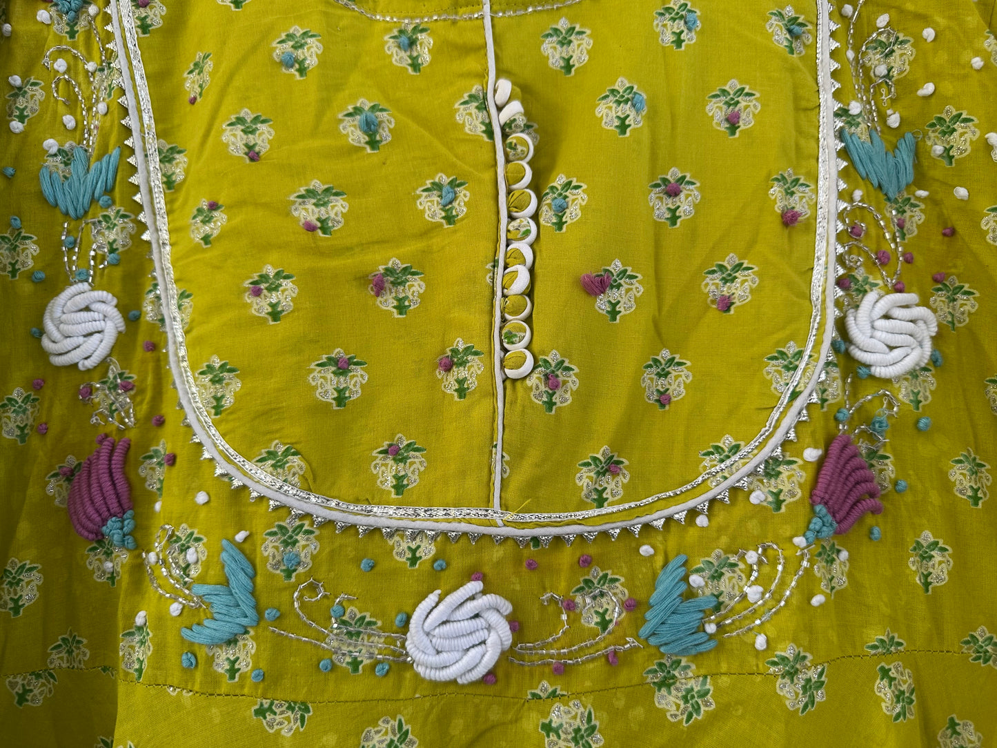 Green Crepe Anarkali Suits