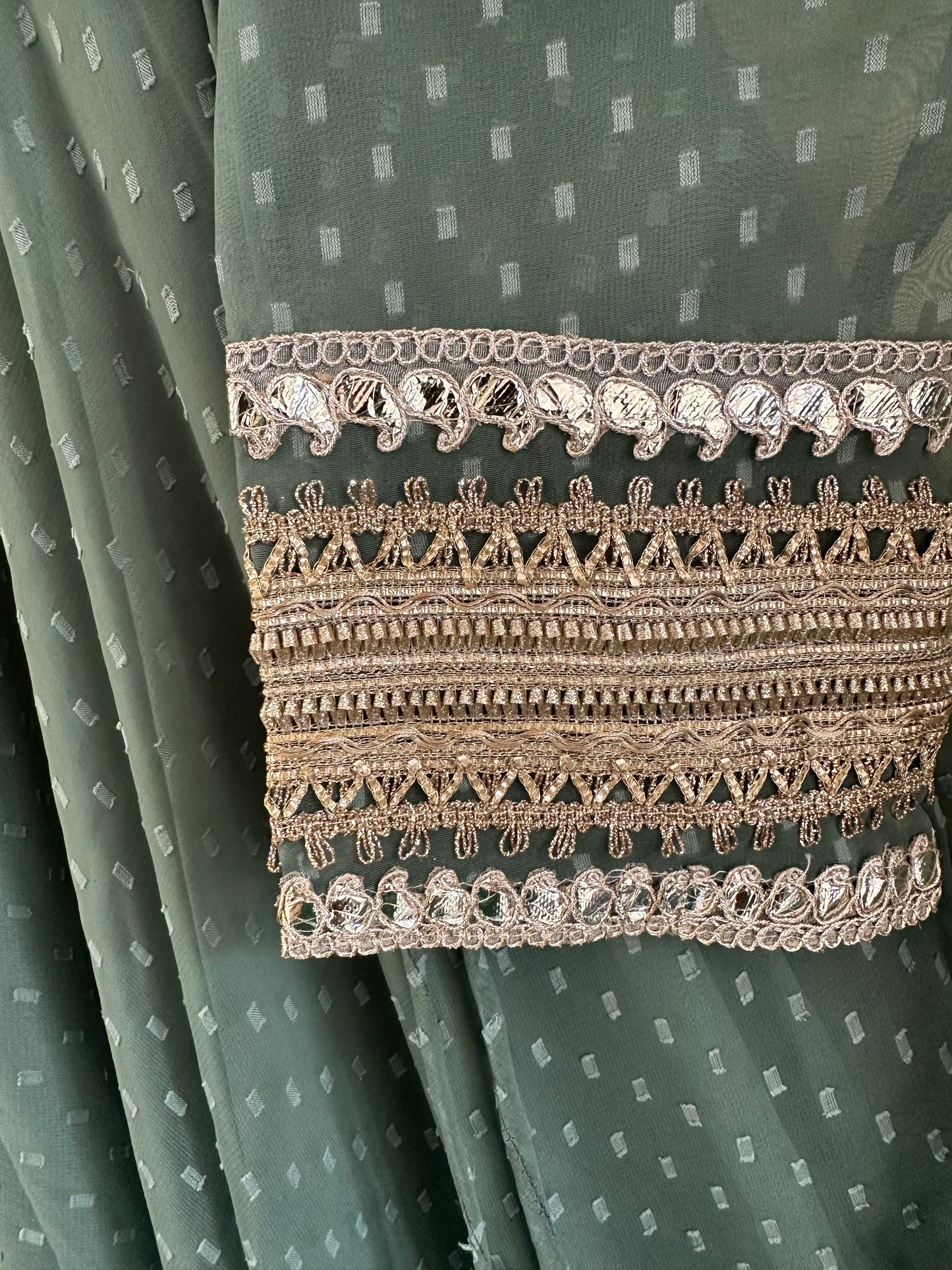 Mint Green Georgette Anarkali suit